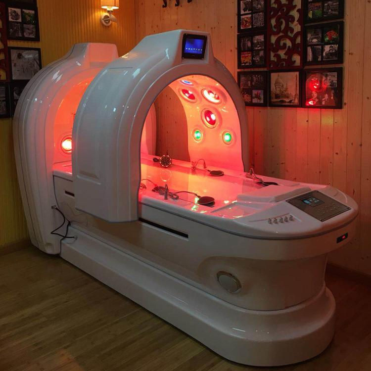 Far Infrared Sauna Spa Capsule / LED Light Therapy For dry Steam hyperbaric chamber sauna capsule spa-image-914677802