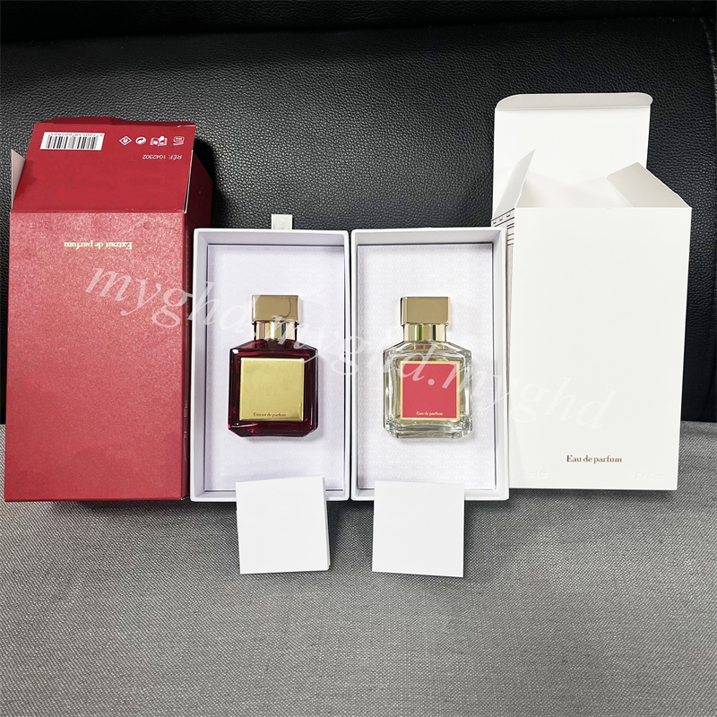 Women Perfume 70ml 2.4fl.oz Perfumes for Men Red White 2 Colors With Retail Box-image-767944832