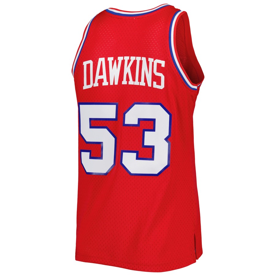 1980 RETRO Men Basketball Jerseys TONEY DAWKINS BARKLEY 34 CHEEKS 10 Red White Mens Stitched Jersey Custom