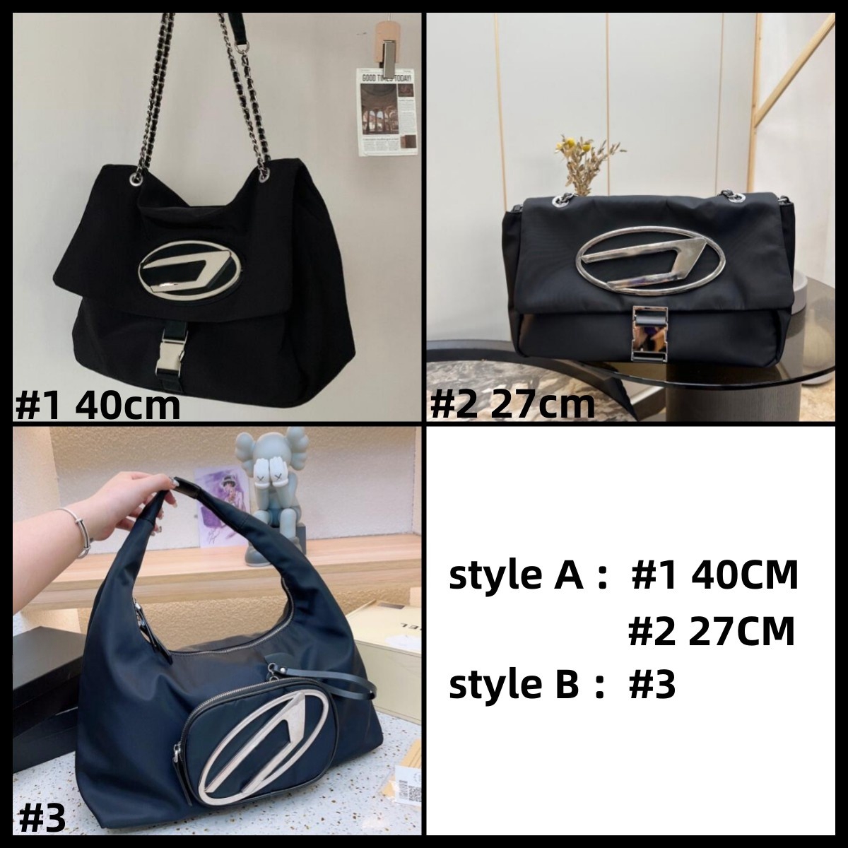Sac à main oblique vintage à motif imprimé, de haute qualité, à la mode, avec sac anti-poussière, dupe, 2023