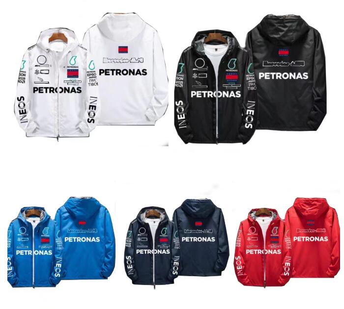 The new F1 racing overalls autumn and winter F1 team windproof and warm jacket-image-732619429