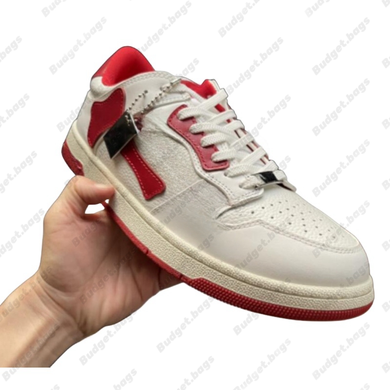 Casual Shoes Skel Top Low Genuine Leather Sneaker Designer Mens Spring shoe Leather Bones Skeleton applique upper low-cut runner men Womens Sneak-image-875885291
