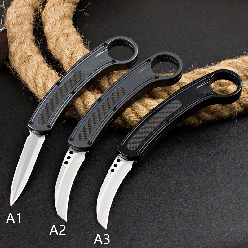 MT 3styles Karambit Knives UT Claw outdoors Hiking Tactical Combat folding blade knives-image-916211047