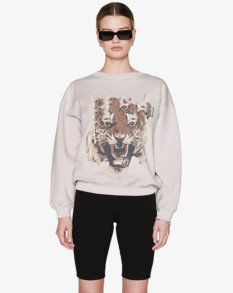 Sweats à capuche pour femmes de créateurs Sweatshirts Anine Imprimer Tiger Bing Pull à capuche Vêtements de mode Top