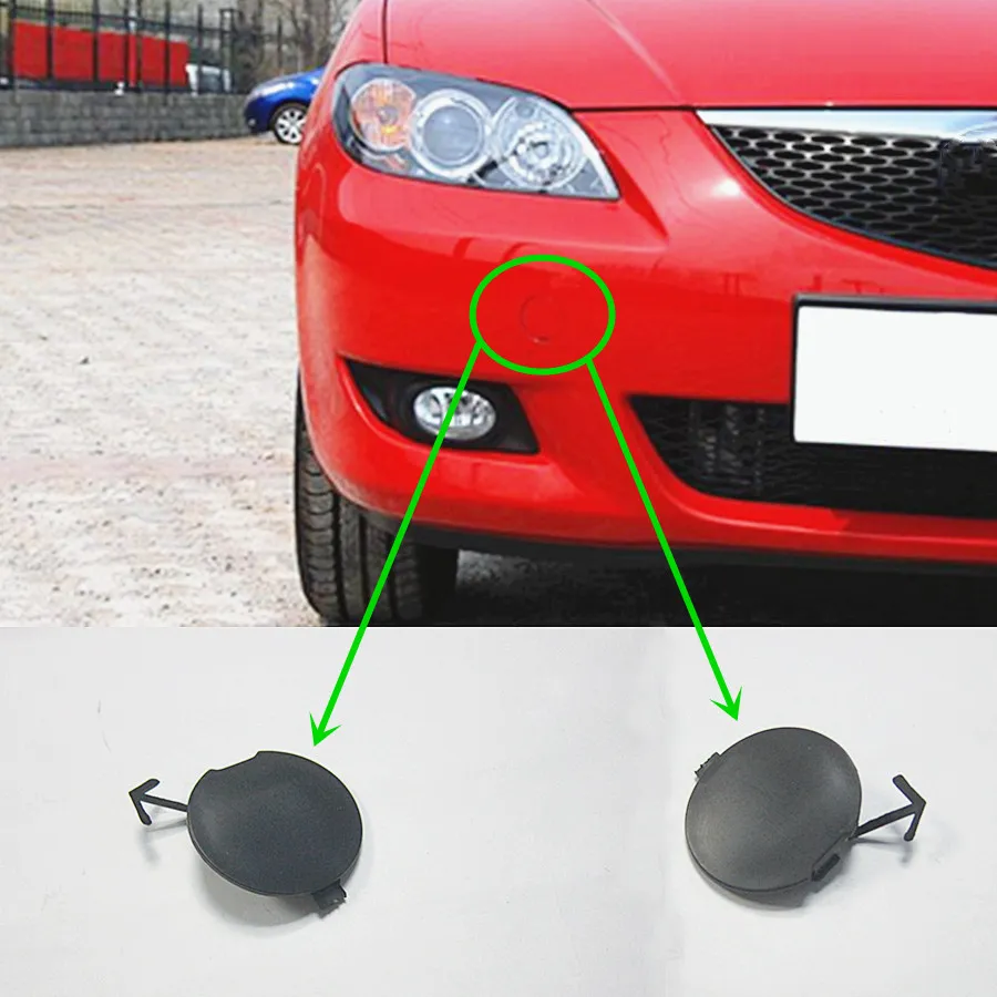 Accessoires de voiture 50-A11 couvercle de crochet de remorquage de pare-chocs avant pour Mazda 3 04-08 BK