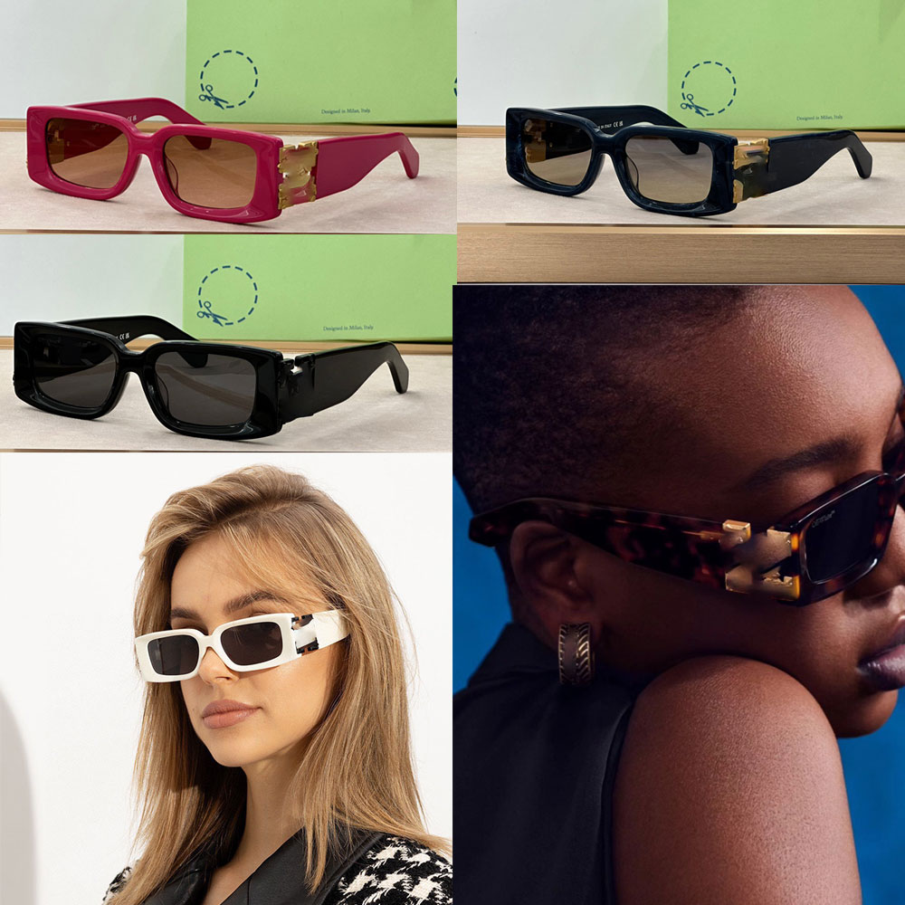 Roma Sunglasses rectangle-frame glasses Sign board with arms and curved tips rectangle frame rectangle frame with a protective case 098-image-915030380