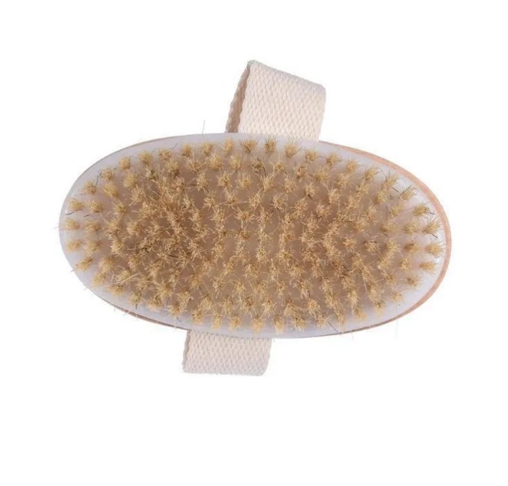 Bath Brush Dry Skin Body Soft Natural Bristle SPA The Brush Wooden Bath Shower Bristle Brush SPA Body Brushs Without Handle GG0630