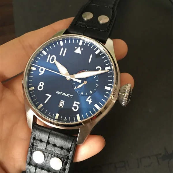 New fashion man watch high quality mechanical watch automatic movement watches business wristwatch blue face 048-image-453767389