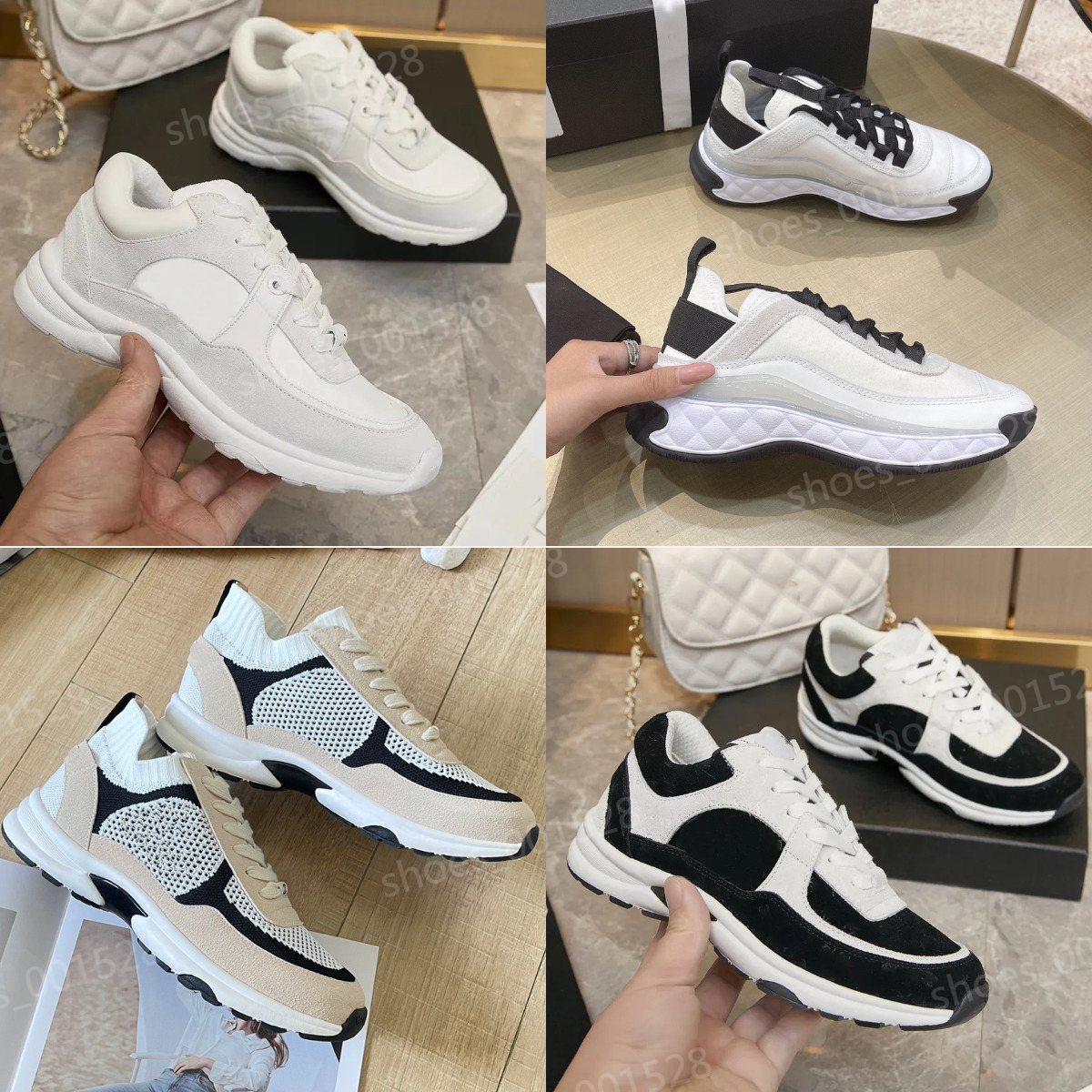 Fabric Woman sneakers flat designer runway trainers low top Running shoes women platform Travel lace-up interlock gold sneaker multicolor Runner-image-915059552