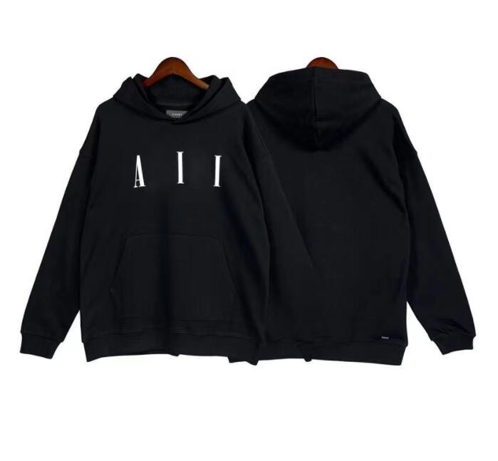 Designer Hoodie Mens Womens AM Hoody Tops Luxury Letters Long Sleeve Pullover Hoodies Loose Streetwear Cottons Sweatshirts hooded Lovers High Str-image-895084484