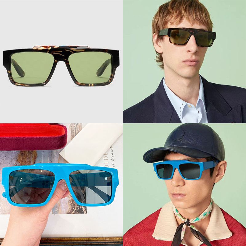 Lunettes de Soleil de créateur pour hommes et femmes GG1460S, cadre de miroir pilote à plaque carrée, grand miroir, conduite, loisirs, vacances,