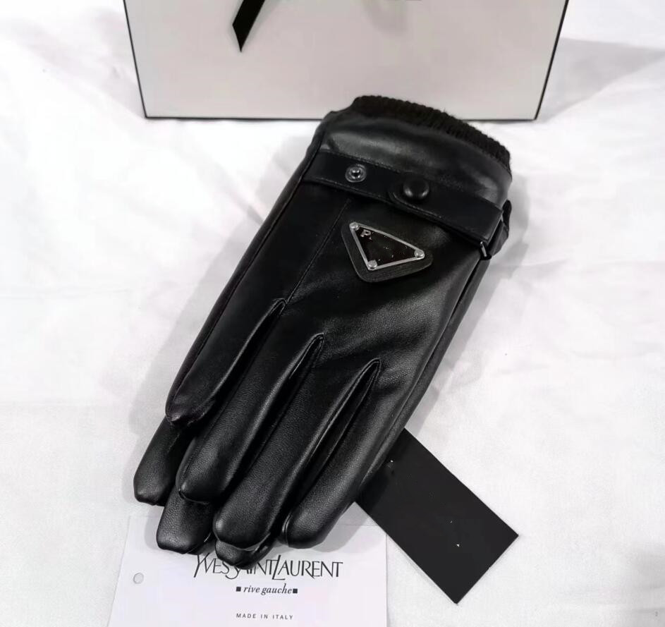 Five Fingers Gloves Designer Mens Autumn Gloves Warmes Luxury Winters Womens thickening Knitted Fashoin glove Five Fingers Cold proofs Touch