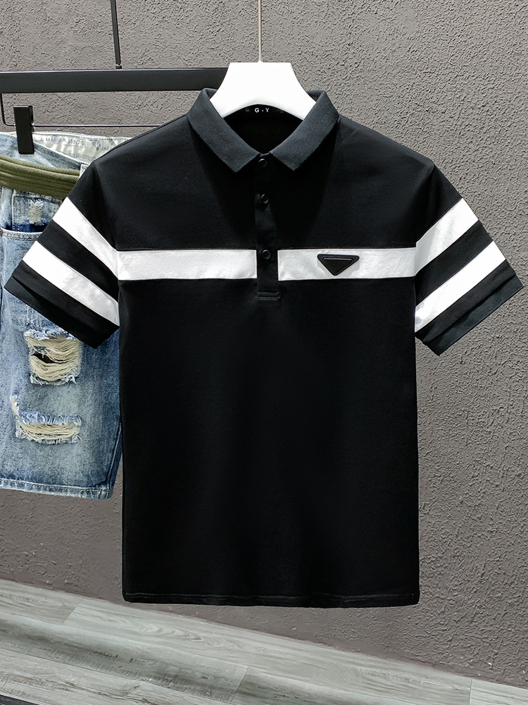 spring luxury italy men tshirt designer polo shirts high street embroidery small horse printing clothing mens brand polo shirt-image-915556175