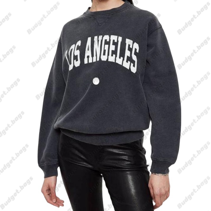 Sweatshirts new mirror effect logo design round neck sweatshirt shows trendy style original fabric hangtag collar label wash wheat three labels-image-803240310