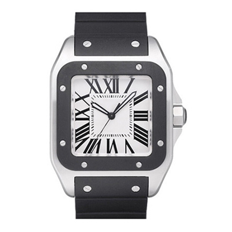 Luxury Designer Watch Bucket Professional Men's Watch High Quality 41mm Leather Strap Timing Watch-image-915662787