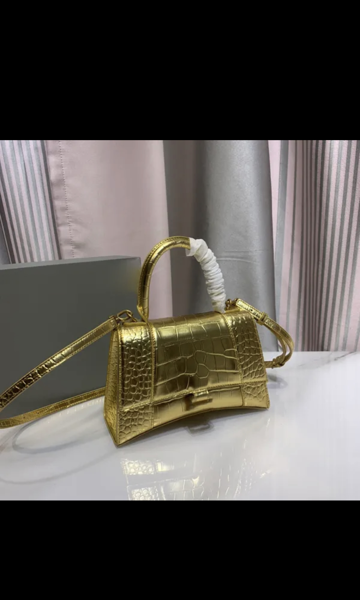designer bag wallet shoulder cross bag wallets handbags half moon tramp buckle leather pure crocodile single handle women's hourglass Purses