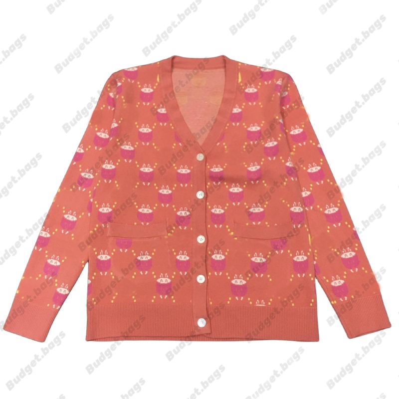 New Fashion Clothing Fashion Cardigan Sweaters Spring Autumn Warm Long Sleeve Designer Sweater Women Men Pink Khaki Blue Green-image-825753177