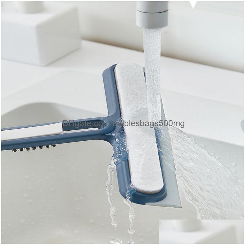 cleaning brushes silicone glass wiper window cleaning brush bathroom mirror cleaner with hanlde shower squeegee home cleaning tools