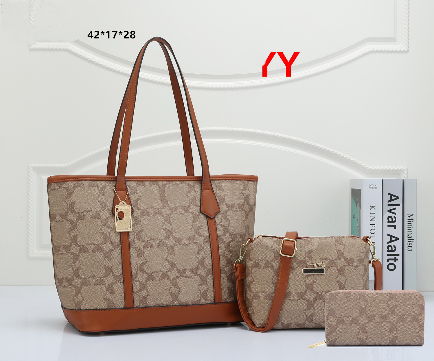 3pcs Topo Qualité Nouveau Sac À Bandoulière Classique Femmes Sac À Main En Cuir Fourre-tout Sac À Bandoulière Messenger noir Sacs À Bandoulière S