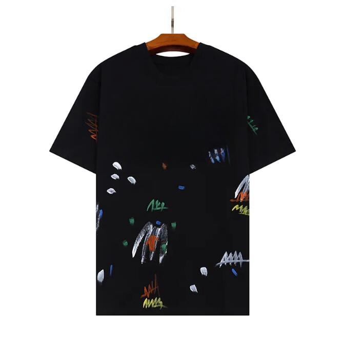 New Fashion Clothing Longman double knit velcro slip-on print short sleeve trendy shorts sleeve popular street style-image-810887642