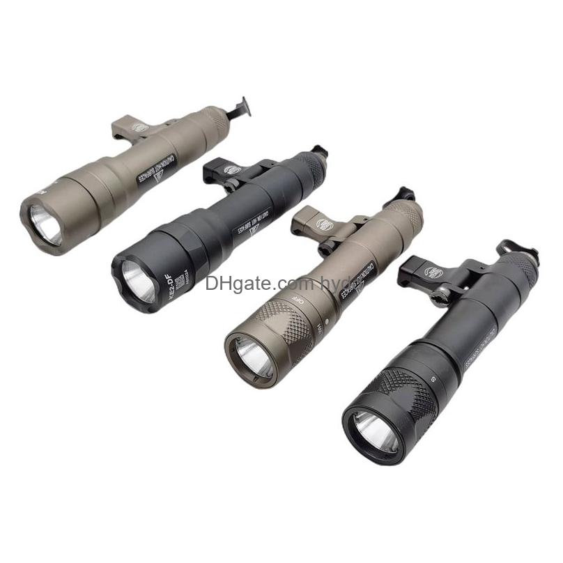 tactical airsoft m600df m640v m640df led 1400 lumens scout light outdoor hunting rifle flashlight for 20mm rail
