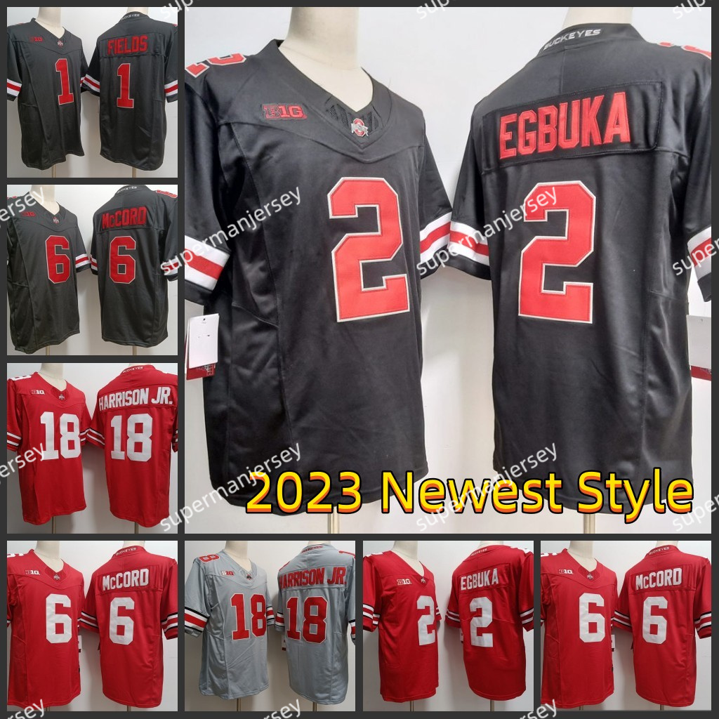NCAA OSU Ohio State Buckeyes College Football Jersey NCAA Marvin Harrison Jr. Emeka Egbuka Kyle McCord Justin Fields TreVeyon women men youth 202-image-916219924