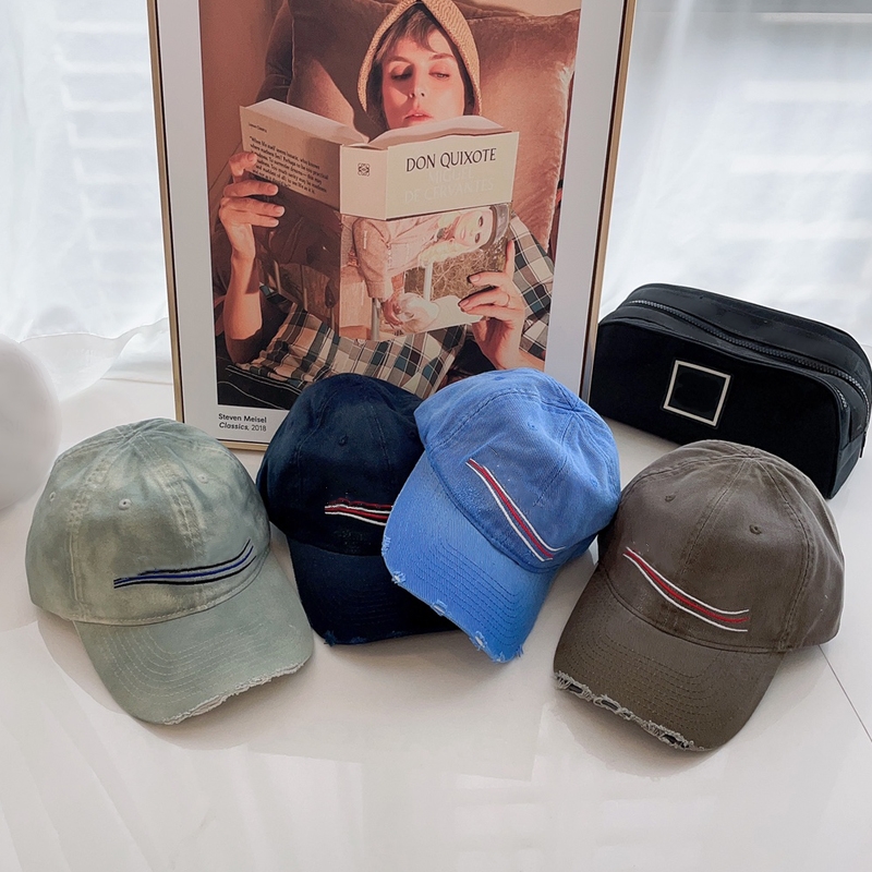 Casquette de baseball de créateur de mode 8 couleurs avec sacs opp