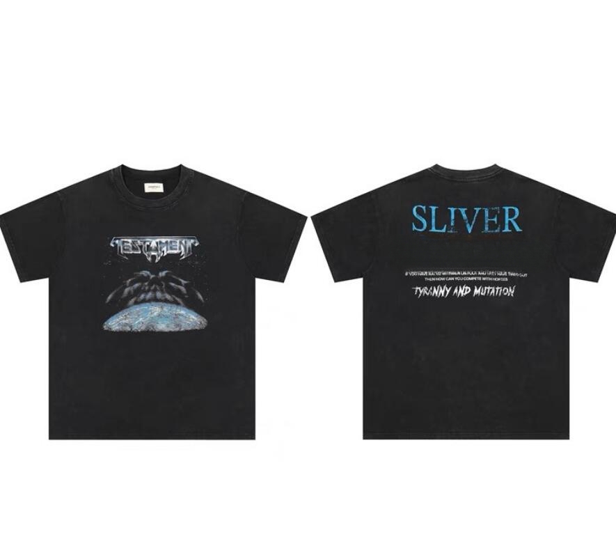 New Fashion Clothing front capital letters T-shirt Tshirt XB772-image-854550284