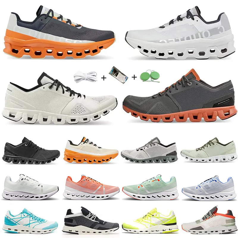 On Cloud X Form Z5 Hommes Femmes Chaussures de course Cyan Blanc Alliage Cyan Terracotta Forest Rock Gris Argent Pebble Quartz Menthe Flamme