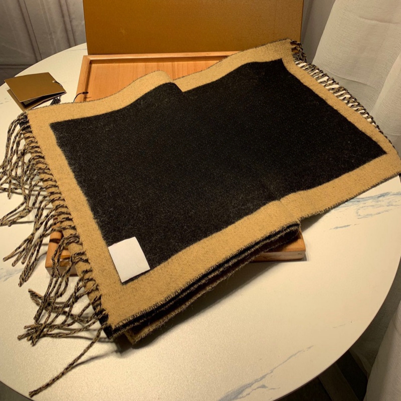 Designer Scarves with Letter Printing Winter Warm Women Men's Scarves 180x30cm 19842-image-916502866