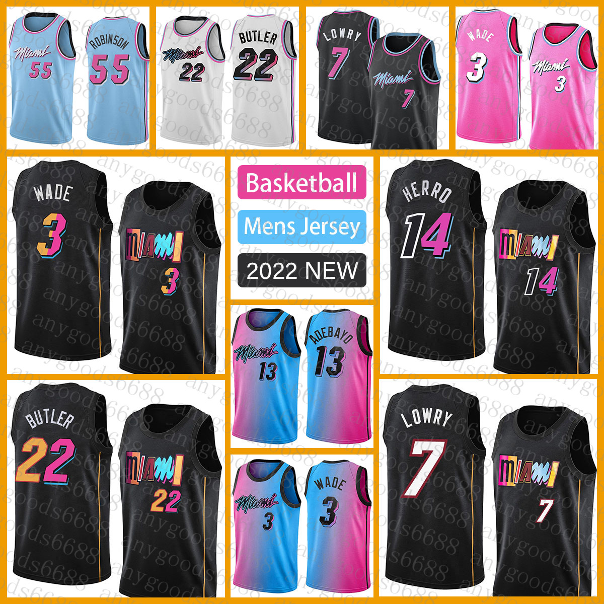 

Jimmy Butler Basketball Jersey Miamis Heats 22 3 14 7 13 55 Orange Dwayne Dwyane Wade Tyler Herro Kyle Lowry Bam Adebayo Duncan Robinson 553