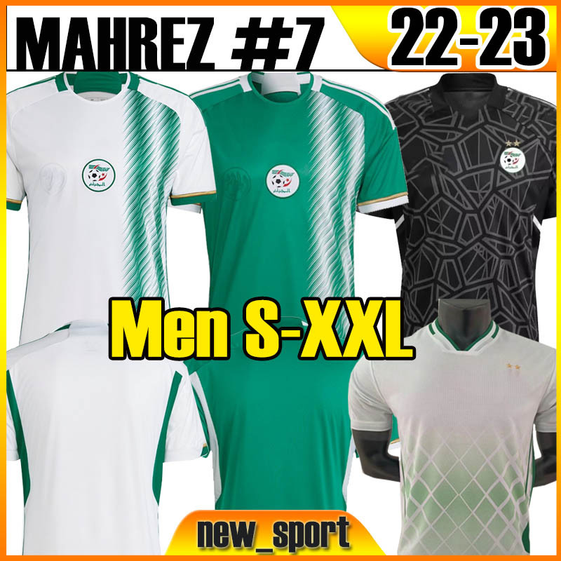 

22 23 Algerie maillot de football SOCCER JERSEYS Fans Player version special HOME away MAHREZ BOUNEDJAH BOUAZZA 19 20 Algeria jersey men kids kits training Uniforms, 22 23 training player