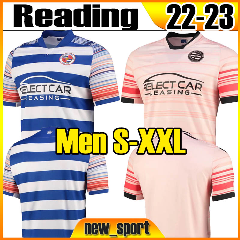 

22 23 Reading Thomas Ince soccer jerseys J. Hoilett . Long Lucas Joao 2022 2023 T. Fornah T. Mcintyre Home Away Football shirt N. Sarr J. Lumley Men size jersey -XXL Top, 22 23 away