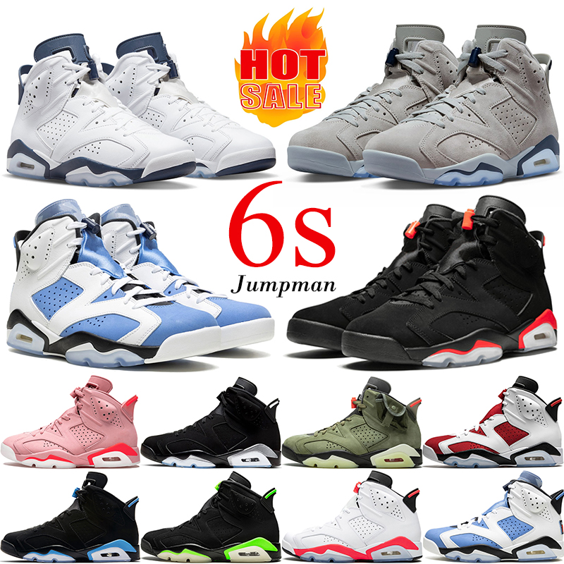 

jumpman 6 men women 6s basketball shoes UNC Georgetown White Red Oreo British Khaki Olive Black Cat Bordeaux Bred Defining Moment mens trainers sports sneakers, Sku_19
