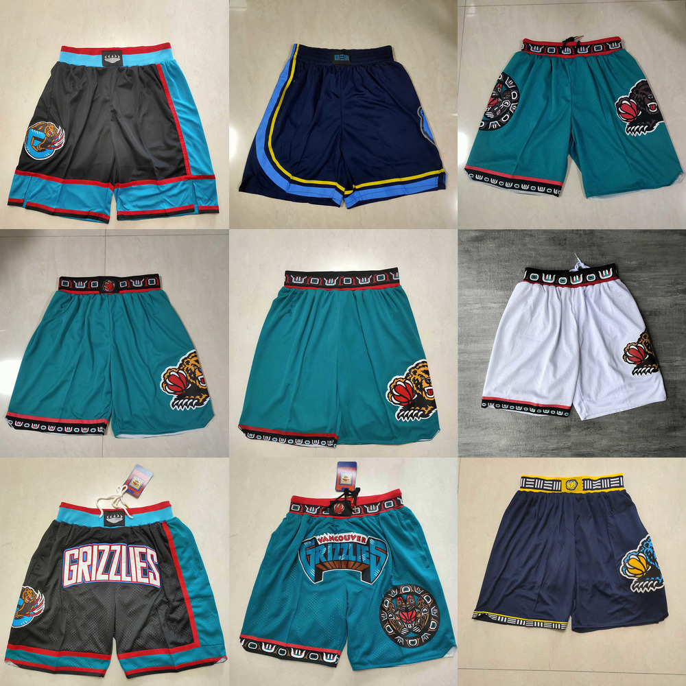 

Memphis''Grizzlies''men Throwback Basketball Shorts pocket, Color