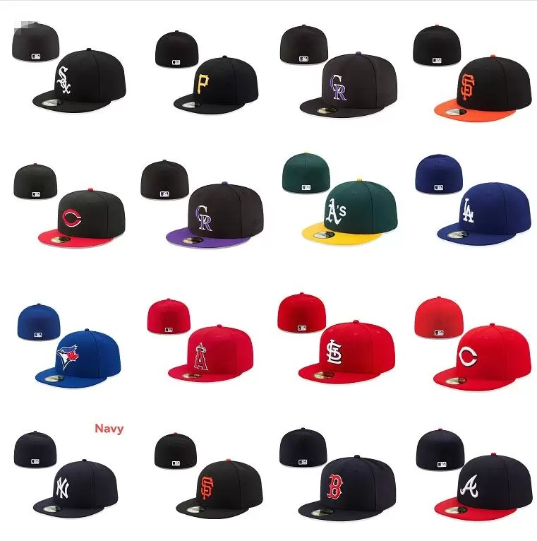 

Fitted Caps Baseball cap Sport Full Closed All Team Men's Top Quality Letter Green Yellow Color A's Team Hats Design Fan's American Sports H5aaa, 11@