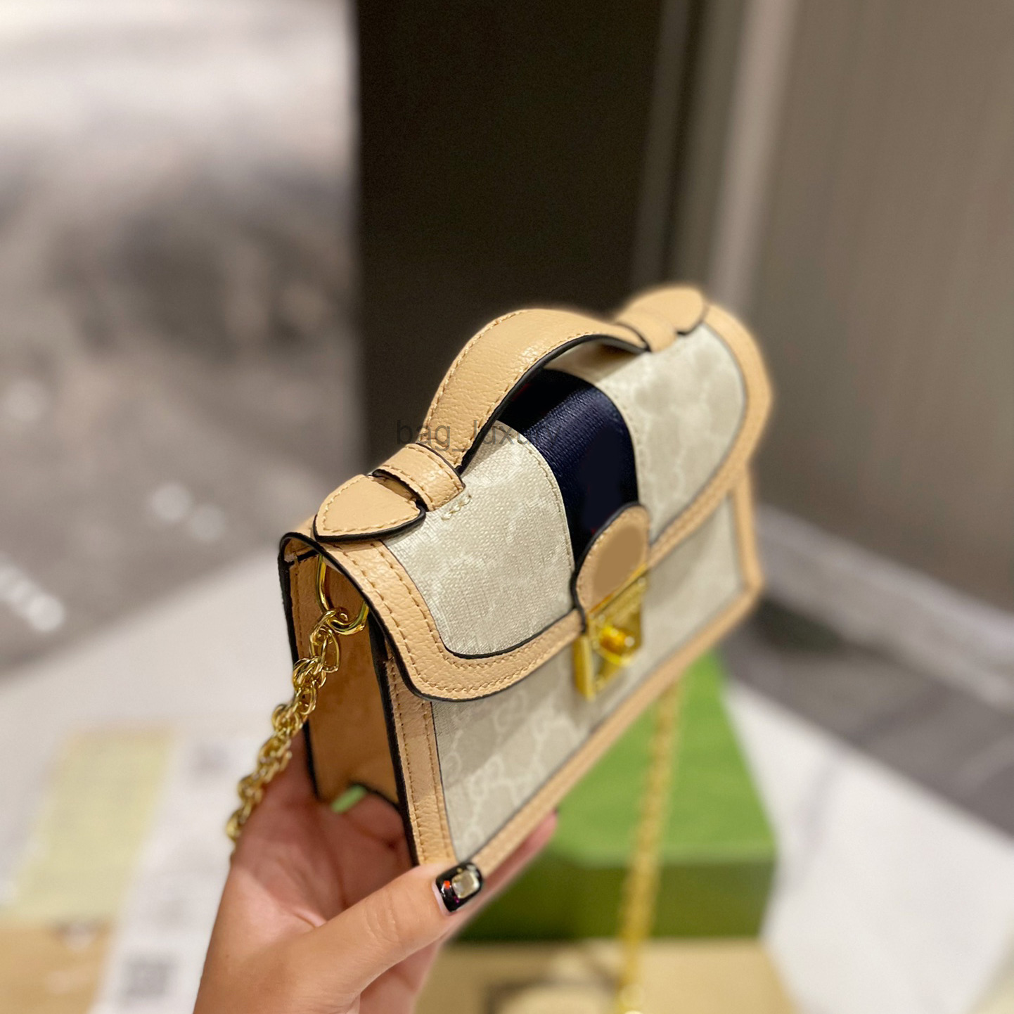 

mini Messenger bag Luxury Designer Brand Fashion Shoulder Hand Bags Handbags High Quality Women letter Phone Purse bag Wallet Metallic, Customize
