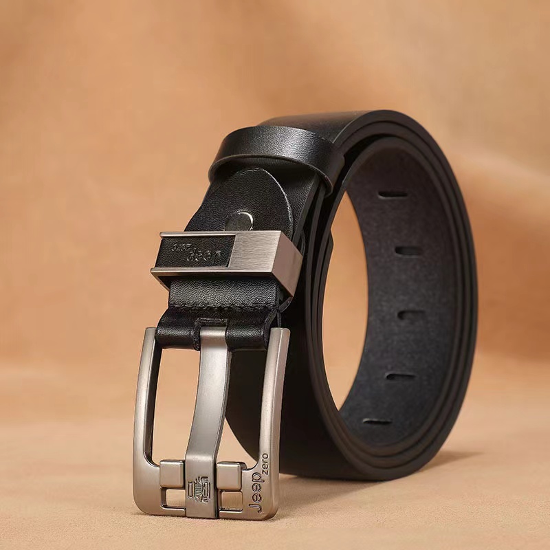 

Men's PU belts suit young business fashion pin buckle wholesale, Black