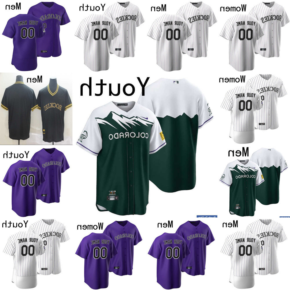 

Baseball Jersey 2022 City Men Women Youth Colorado 25 C.J. Cron 9 Connor Joe 24 Ryan McMahon 19 Charlie Blackmon 7 Brendan Rodgers 15 Randal Grichuk Rockies, Colour