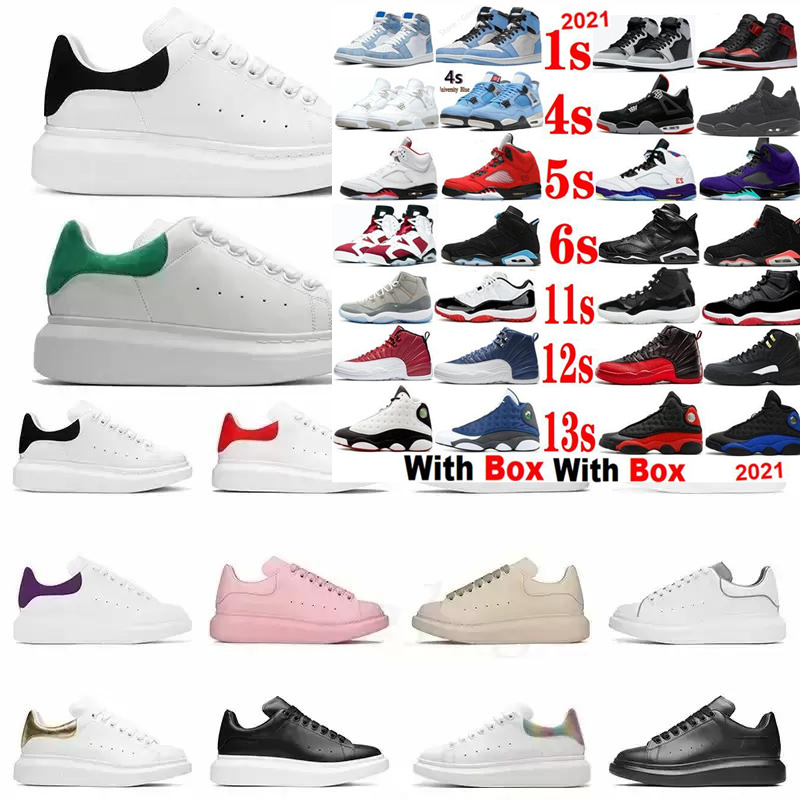 Designer Basketball Shoes leather Luxurys flats oversized Men Causal espadrilles Fashion original New Men Woman Platform With Box Sneaker'&#