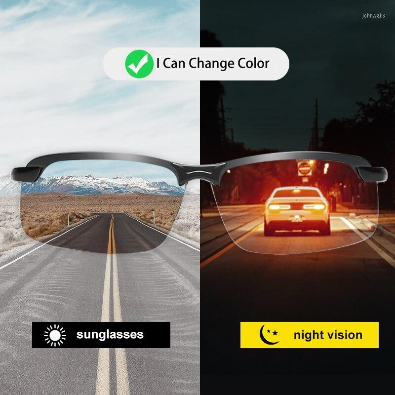 

Sunglasses Intelligent Polarized Pochromic Day Night Vision Goggles Driver Eyeglasses Men Women Yellow Lens Driving Glasses