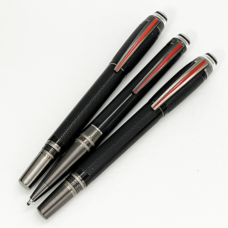 

YAMALANG Urban Speed Ballpoint Pens Luxury Black Resin Rollerball Pen Pvd-Coated Fittings