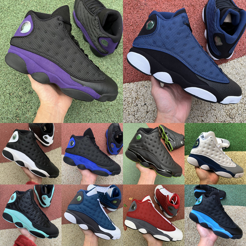 

Jumpman 13s Men Basketball Shoes XIII 13 Gym Red Hyper Royal French Racer Blue Linen Island Green Obsidian Flint Bred Midnight Navy Court Purple Barons Sneakers, As photo 24