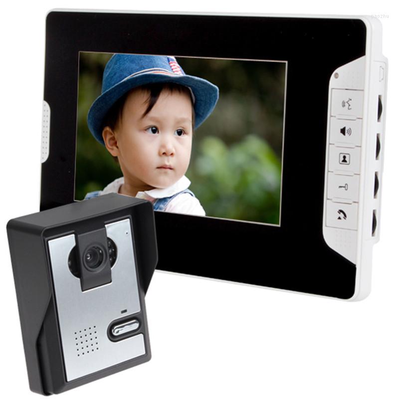 

Video Door Phones Home Intercom System Of Color Phone With 7 Inch TFT Screen