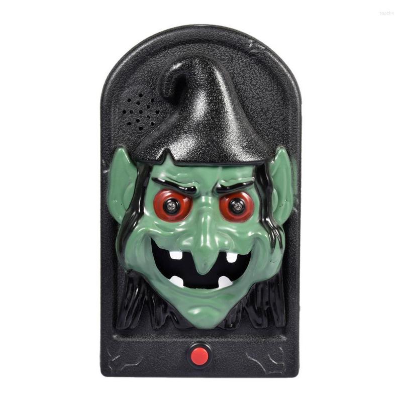

Doorbells Funny Halloween Doorbell Contact Sounds LED Light Control Decorations C