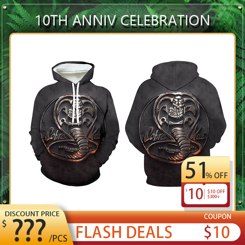 

Mens Hoodies High Quality Cobra Pattern pullover West Coast Causal style, Customize(not sale)