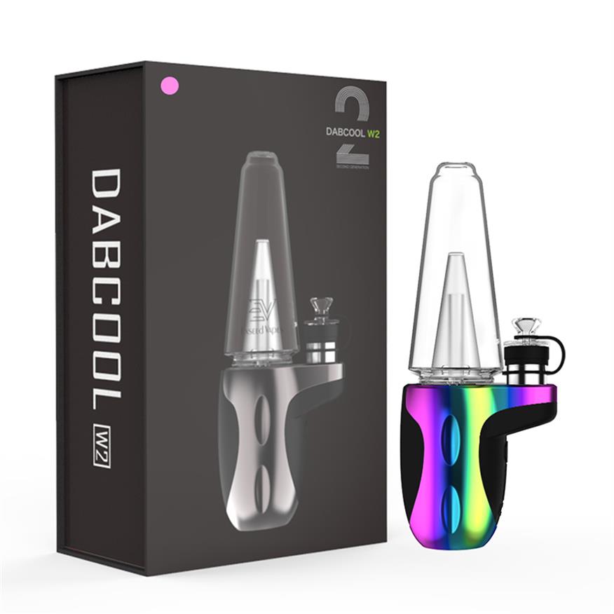 

Smoking Upgraded DABCOOL W2 KIT Wax Concentrate Shatter Budder Dab Rig With 4 Heat Settings291M