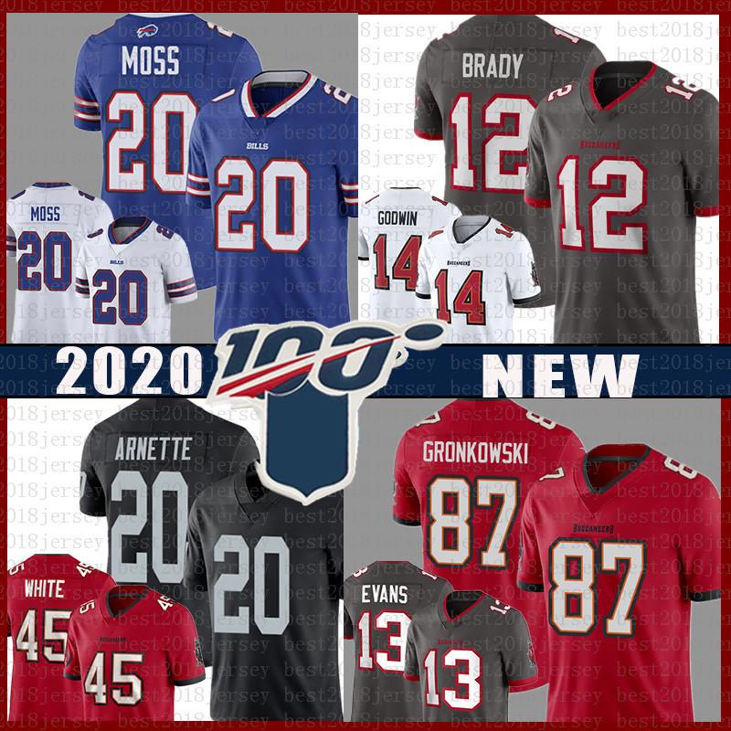 Men Jersey Oakland Damon Arnette Raider Buffalo ZACK MOSS Bill Tampa Tom Brady Jersey Bay Rob Gronkowski Buccaneer Chris Godwin Mike Evans D-image-798270186