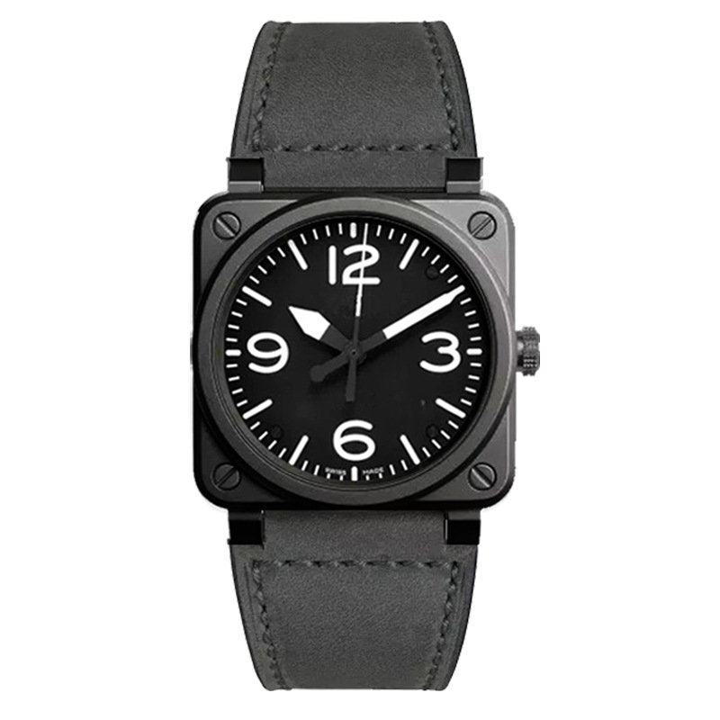 

Mens Watches Quartz Watch Fashion Luxury Brand Leather Sport Men 40x40mm Wristwatch Wholesales Watches