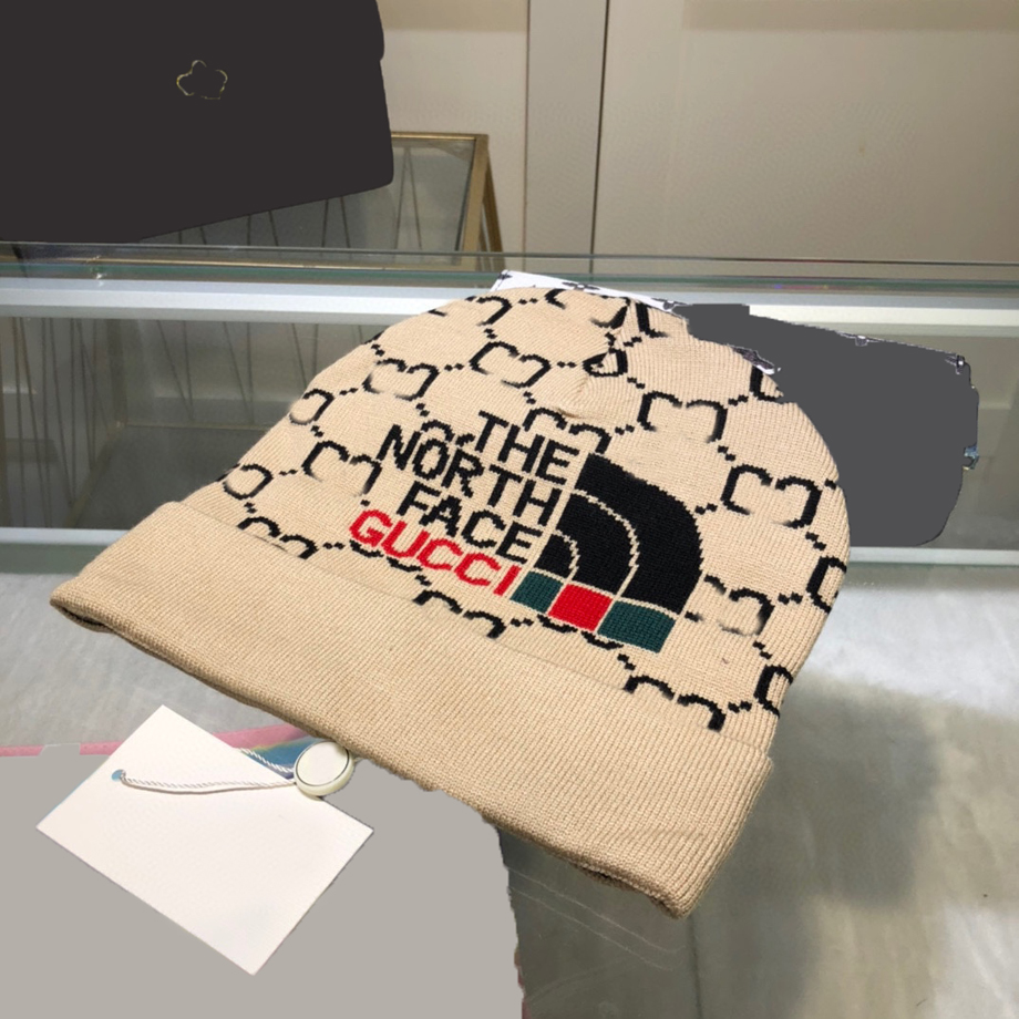 

23ss 4colors Knitted Hat Classic Designer Autumn Winter Style Beanie Hats Men Women Unisex Fashion Universal Knitted Cap, Khaki